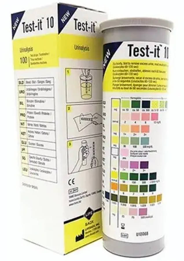 URINE STRIPS TEST-IT UR1002 - 100