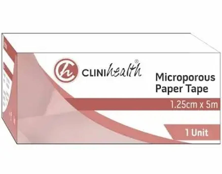 MICROPOROUS PAPER TAPE 1.25CMX5M CLINIHEALTH
