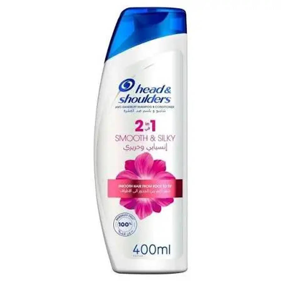 HEAD & SHOULDERS 2IN1 400ML SMOOTH & SILKY