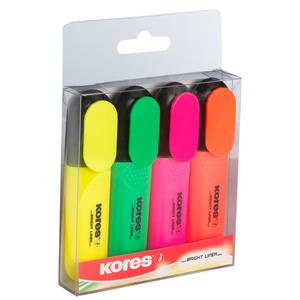 KORES BRIGHT LINER PLUS CHISEL TIP 4~