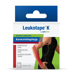 ACTIMOVE LEUKOTAPE K 5CM X 5M RED 1