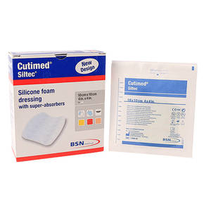 CUTIMED SILTEC FOAM 10X10CM 10~