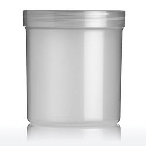OINTMENT JAR 500G CLEAR SCREW CAP 1