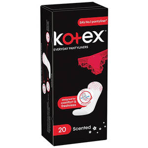 KOTEX PANTYLINERS DEODORISED 20