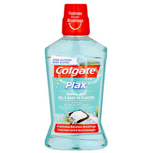 COLGATE PLAX HERBAL SALT ALC FREE 500ML