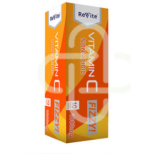 VIT C 1000MG FIZZY NON ACIDIC 10 REVITE