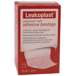 LEUKOPLAST ELASTOMULL HAFT WHIT 8CMX4M 1