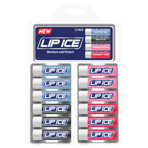 LIP ICE LIP BALM ASSORT SILICONE TRAY 12