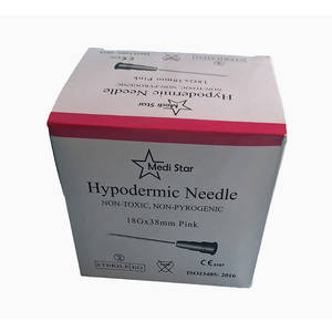 NEEDLE 18GX38MM MEDISTAR PINK 100's