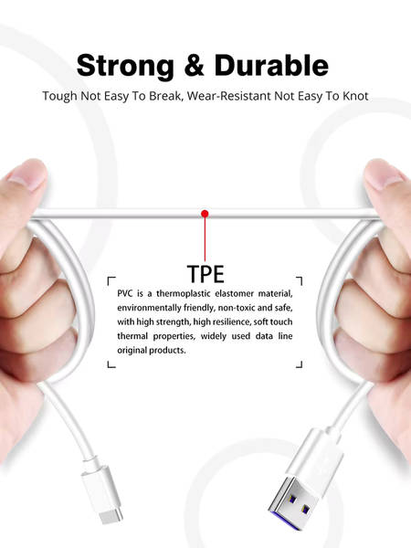 Fast Charging USB to Type-C Cable for Android (Generic)