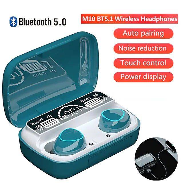 M10 Wireless Earphone with Power Bank Charging Case