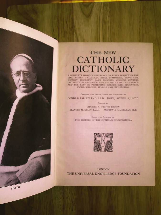 The New Catholic Dictionary