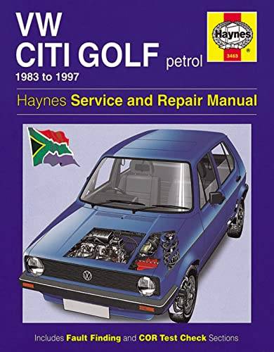 VW City Golf 1983 to 1997 ,  HAYNES