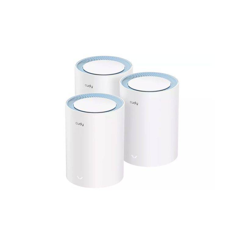 Cudy Dual Band WiFi 5 1200Mbps Fast Ethernet Mesh 3 Pack | M1200 (3-Pack)