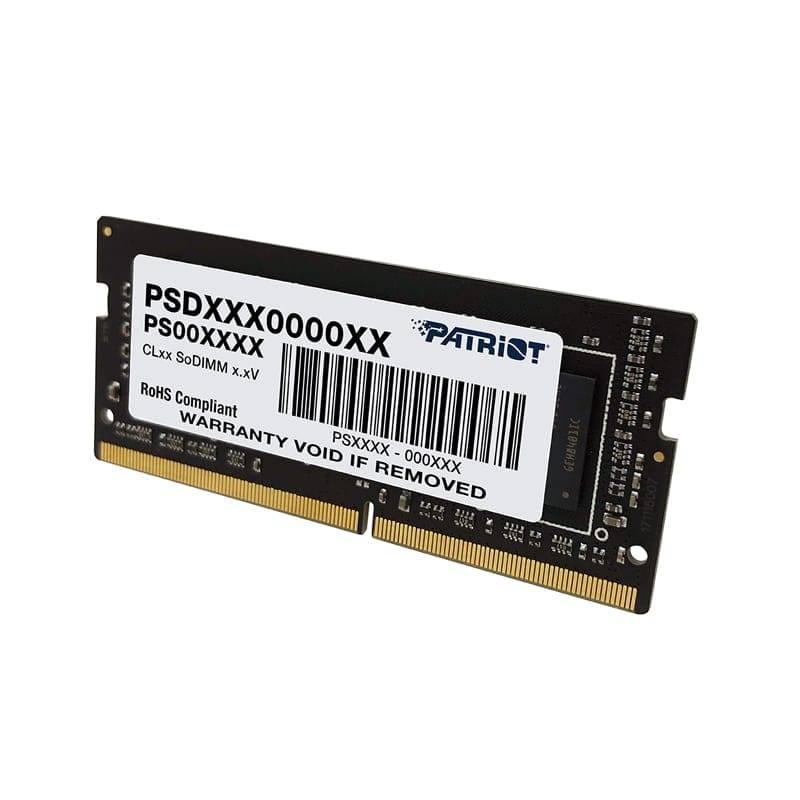 8GB Patriot Signature Line DDR4 2666MHz Single Rank SODIMM Notebook Memory