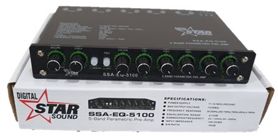 Star Sound SSA-EQ-5100 5-Band Equalizer
