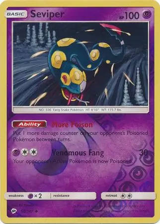 Seviper Reverse Holo