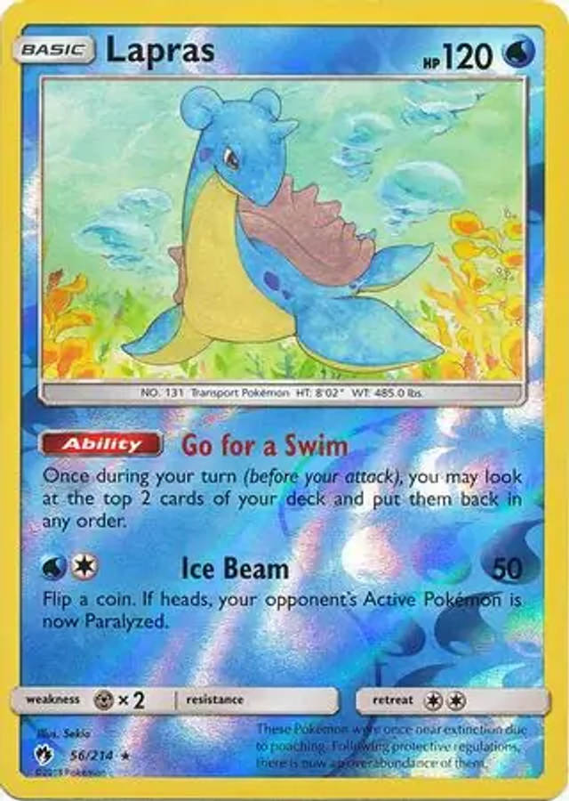 Lapras Reverse Holo