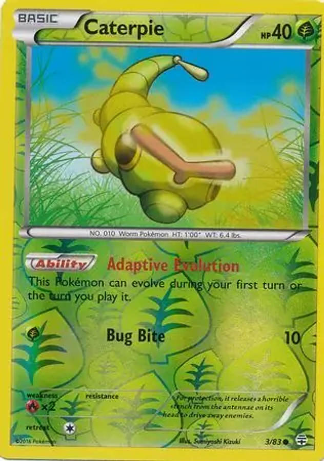 Caterpie Reverse Holo