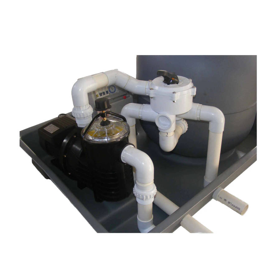 Aqua Max 3-Bag Filtration System Box | Complete - Grey Grey