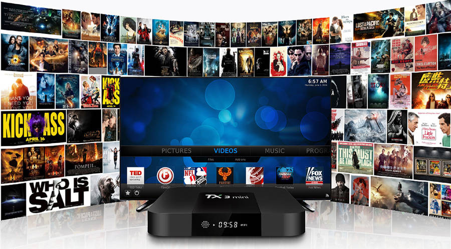 TX3 TV BOX with Bluetooth FULLY Loaded with Movie and Series Apps, 120 Sports and 1000 Tv Channels.
