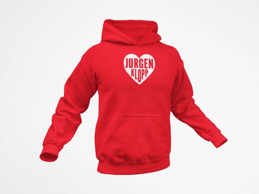 BUFFTEE Jürgen Klopp Hoodie Liverpools Legend I'll Never Walk Alone Again
