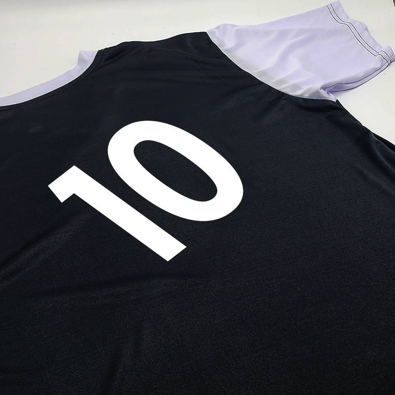 Bufftee Individual Junior Soccer Kit - Number 10 Midfielder Jersey &amp; Shorts 