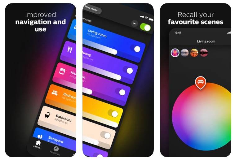 Nuova app Philips Hue con 30 scenari e copia colori della ...