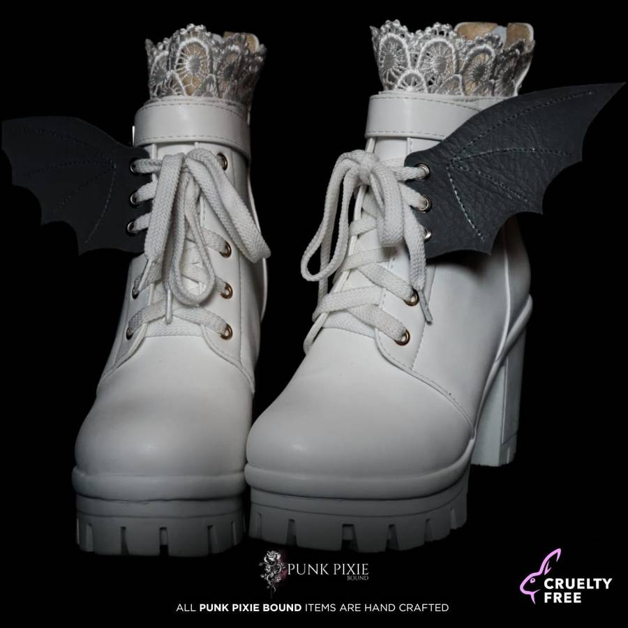Bat Attack Shoe Wings | Black