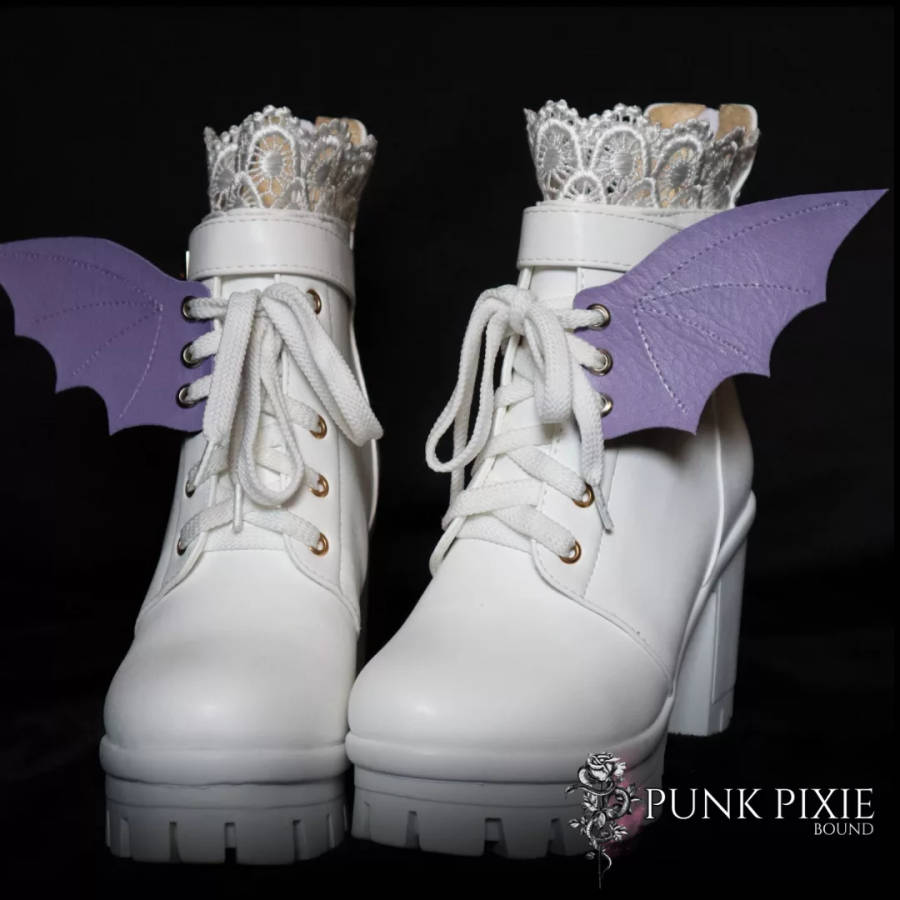 Bat attack shoe wings | Purple
