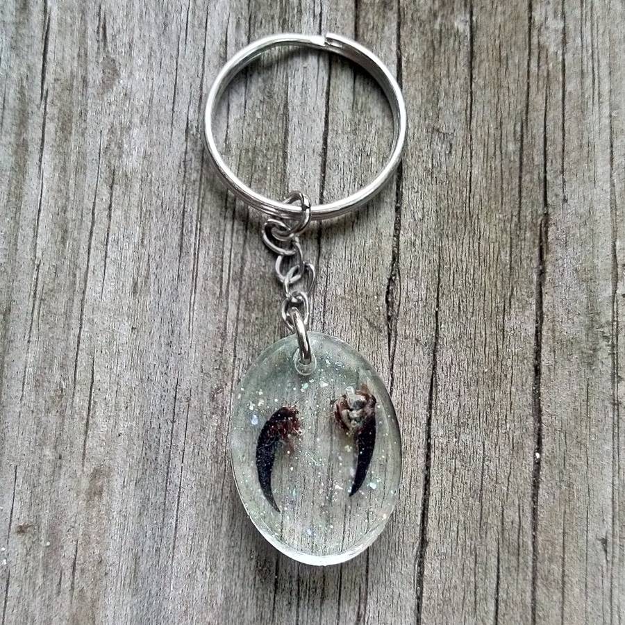 Tarantula Fang Keychain