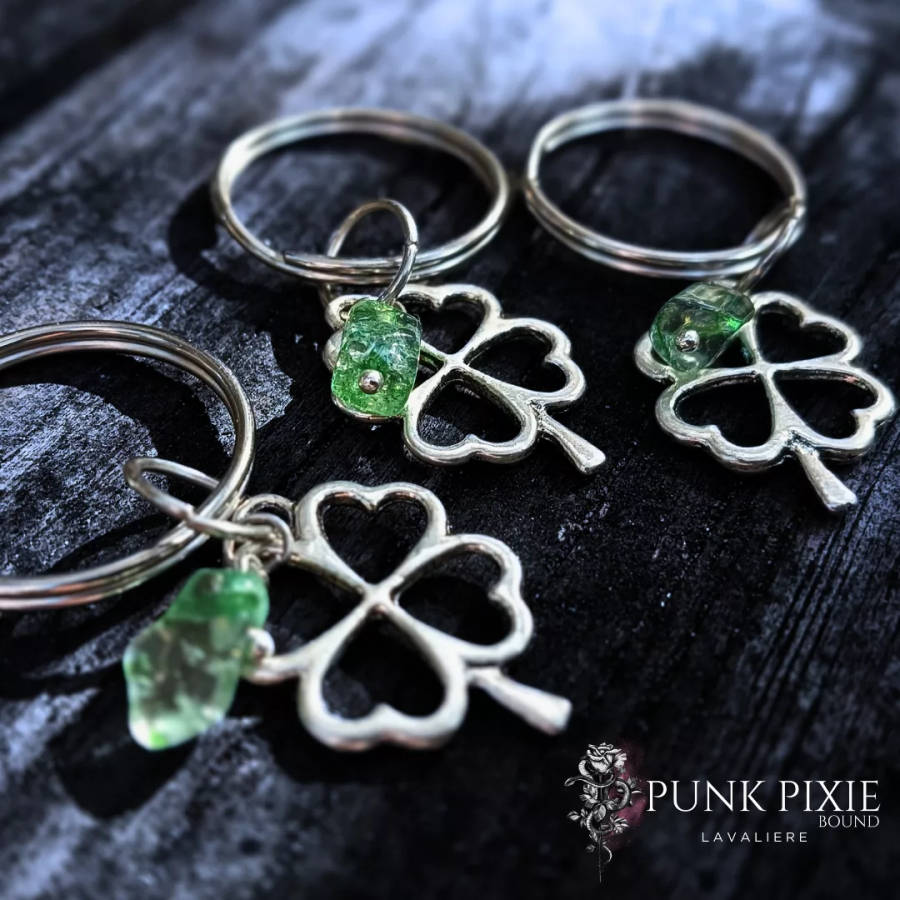 Clover Love Key Charm