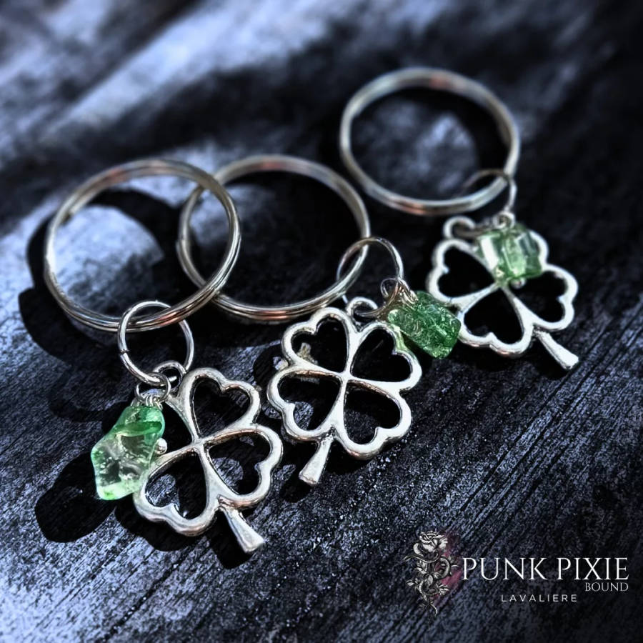 Clover Love Key Charm