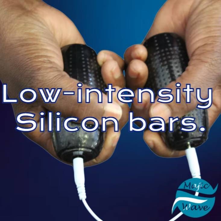 Set of low-intensity hand terminals Rife Applicator