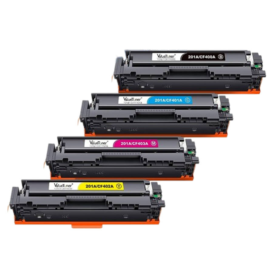 HP 201A Premium B/C/M/Y  Toners (CF400A)