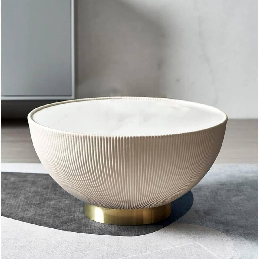 QandAHome-Glalie 70cm Sintered Stone Coffee Table