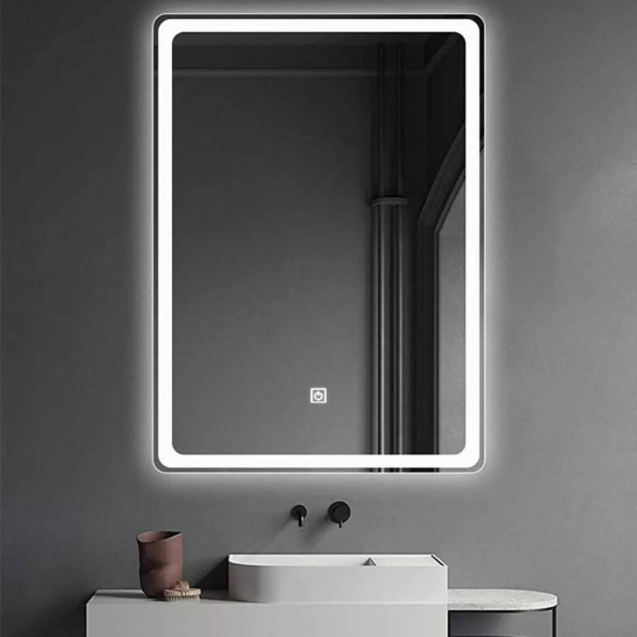 QandAHome-Led Bathroom Mirror 600x900