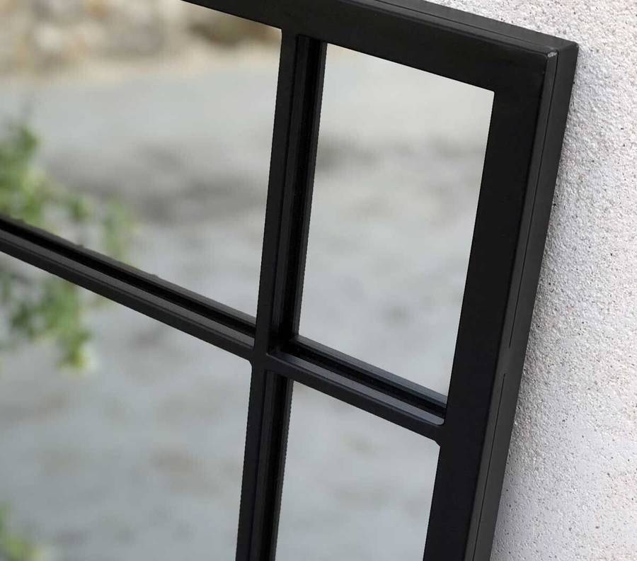 QandAHome-Windowpane (140 x 90) Mirror