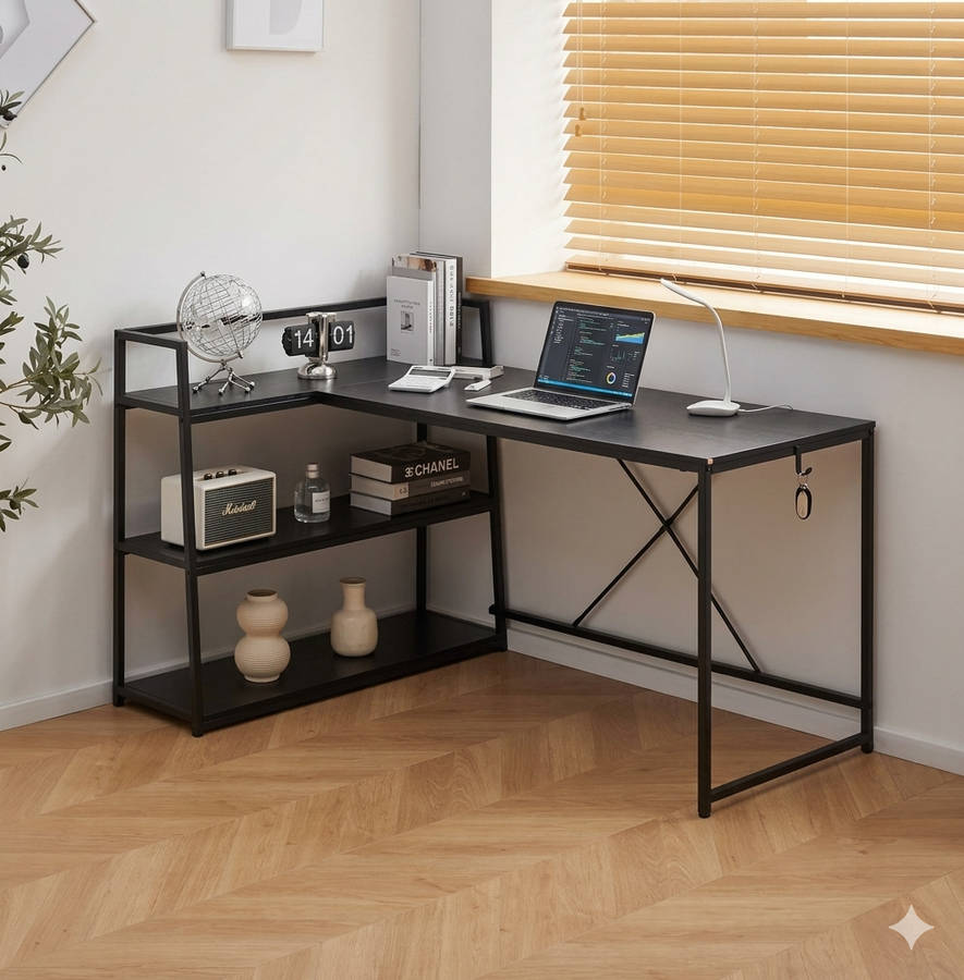 QandAHome-Momentum 1.5m Home Office Desk