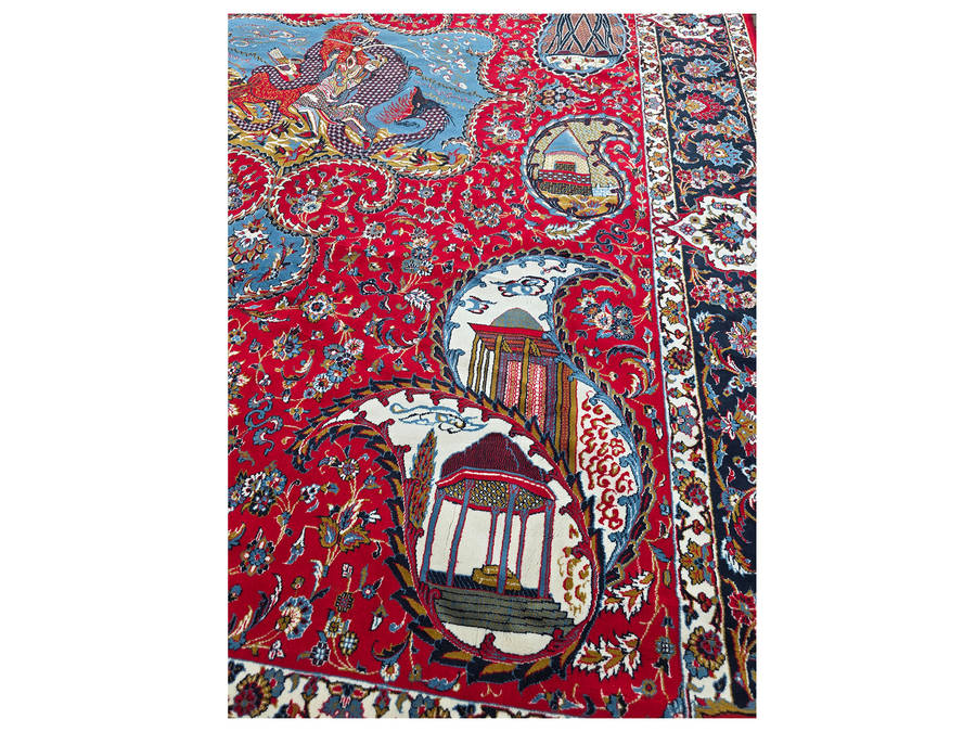 Stunning Pre-loved Persian Machine Made Carpet - 400 x 300 CM