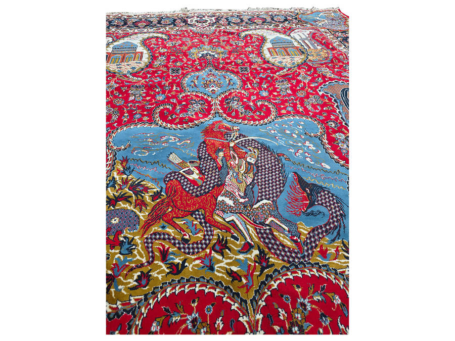 Stunning Pre-loved Persian Machine Made Carpet - 400 x 300 CM