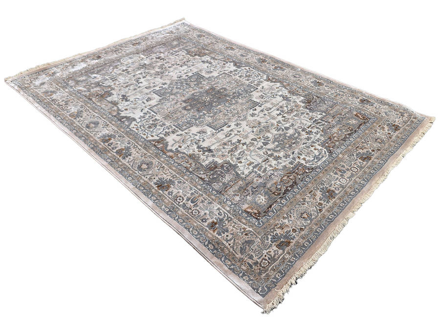Turkish Beige | Cream Color Vintage Style Carpet 230 x 160 CM