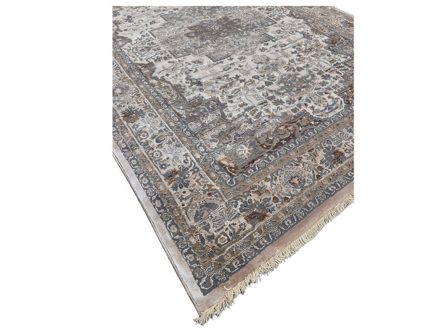 Turkish Beige | Cream Color Vintage Style Carpet 230 x 160 CM