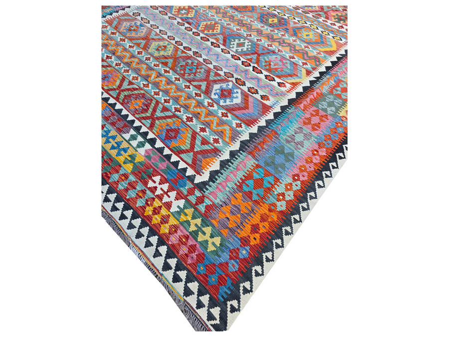 Gorgeous Afghan Handmade Choubi Kilim  407 X 306 cm