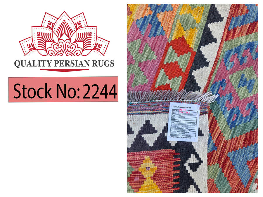 Gorgeous Afghan Handmade Choubi Kilim  407 X 306 cm
