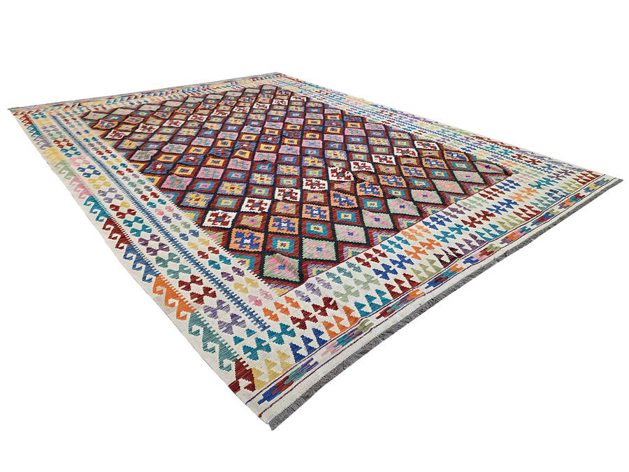 Incredible Afghan Handmade Choubi Kilim 415 x 320 cm (4x3m)