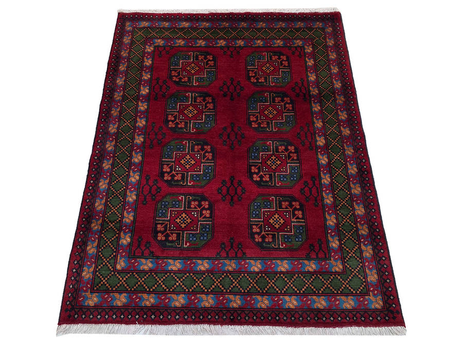 Beautiful Afghan Kunduz Handmade Carpet 198 x 154 CM