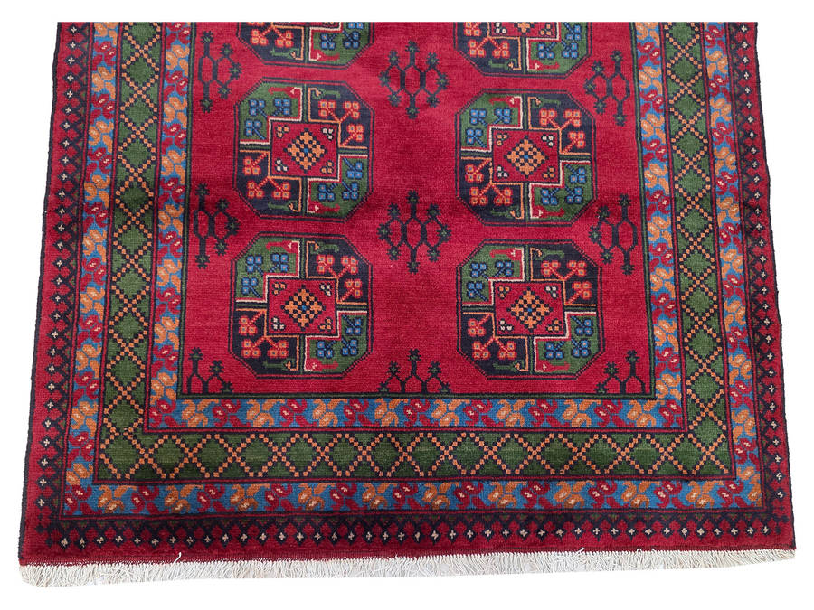 Beautiful Afghan Kunduz Handmade Carpet 198 x 154 CM