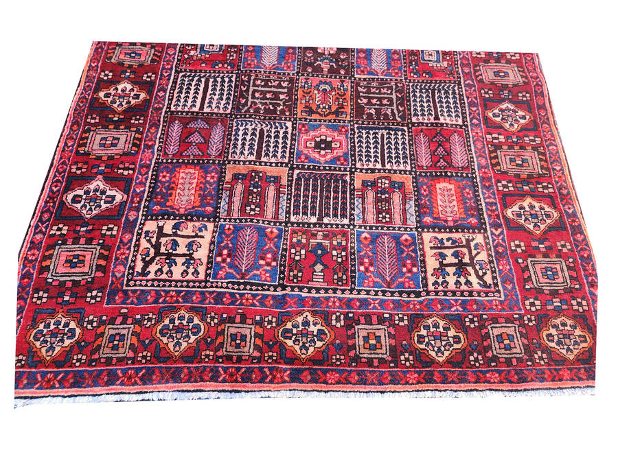 Stunning Pre-loved Bakhtiar Persian Carpet 315 x 216 cm  Thick Wool Handmade Rug