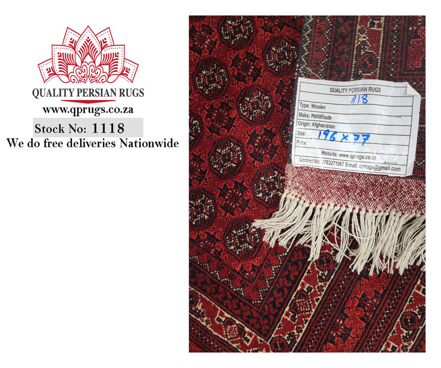 FINE QUALITY BELJIC CARPET 196 x 77 cm